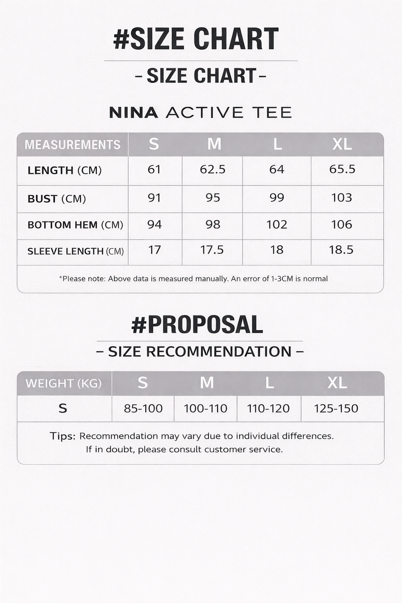 NINA ACTIVE TEE - J76 Bamboo Wear