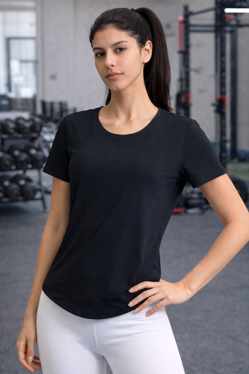 NINA ACTIVE TEE - J76 Bamboo Wear
