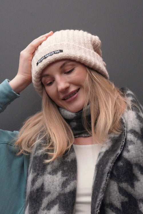 KNIT OVERSIZED BEANIE - J76 Bamboo Wear