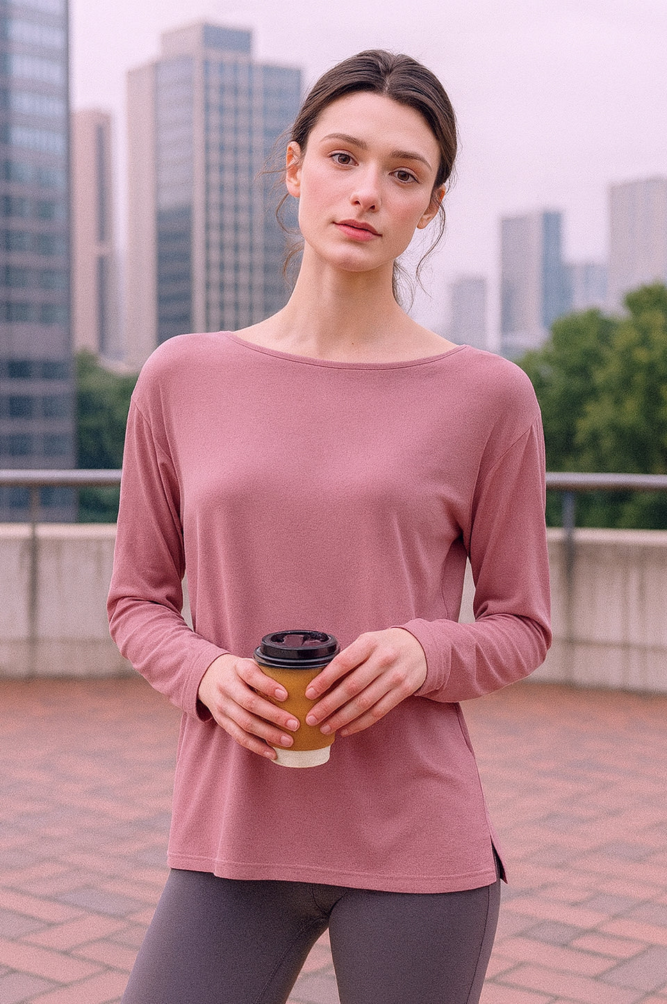 PARKER BAMBOO-BLEND TOP - J76 Bamboo Wear