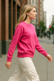 RUBY BAMBOO-BLEND FLEECE SWEATSHIRT