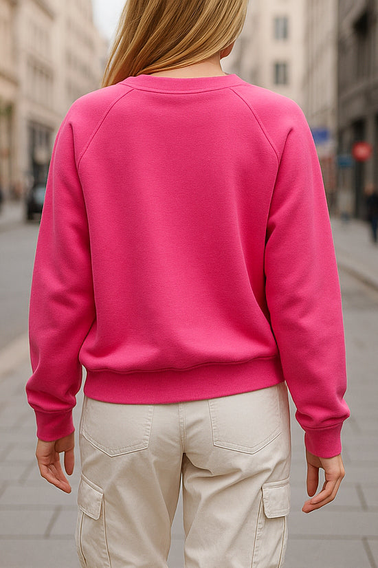 RUBY BAMBOO-BLEND FLEECE SWEATSHIRT