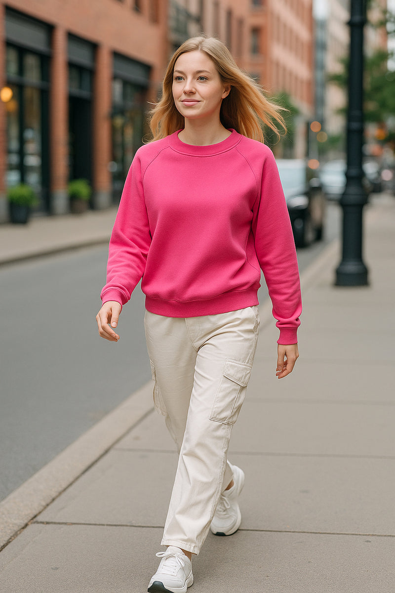 RUBY BAMBOO-BLEND FLEECE SWEATSHIRT