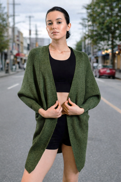 SAMANTHA OPEN KNIT CARDIGAN-Restocked