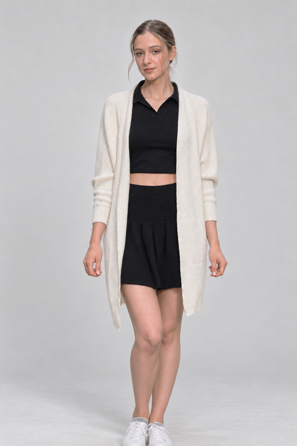 Samantha Open Knit Cardigan-Restocked