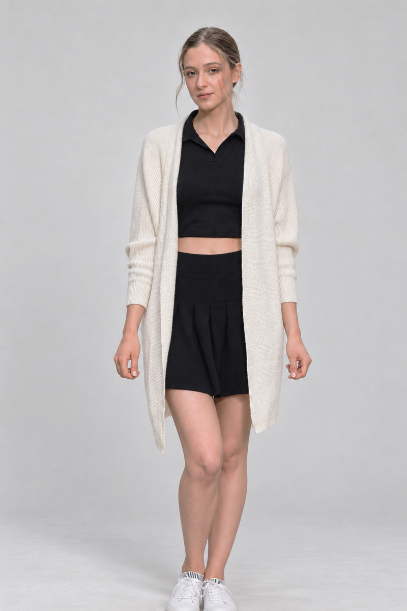 Samantha Open Knit Cardigan
