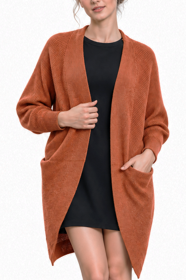 Samantha Open Knit Cardigan-Restocked