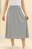 SARA BAMBOO-BLEND SKIRT