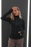 TALIA FLEECE-LINED SLIM FIT JACKET - J76 Bamboo Wear