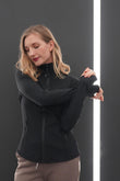 TALIA FLEECE-LINED SLIM FIT JACKET - J76 Bamboo Wear