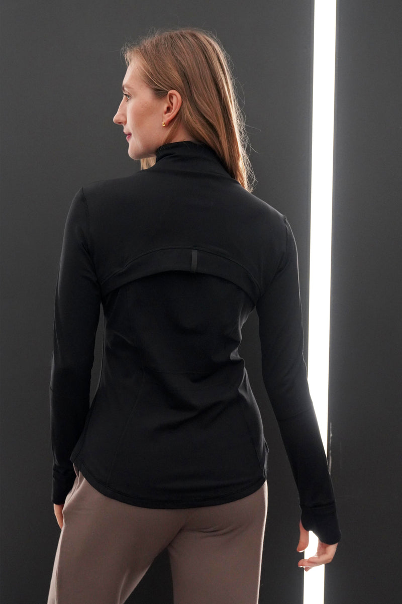 TALIA FLEECE-LINED SLIM FIT JACKET - J76 Bamboo Wear