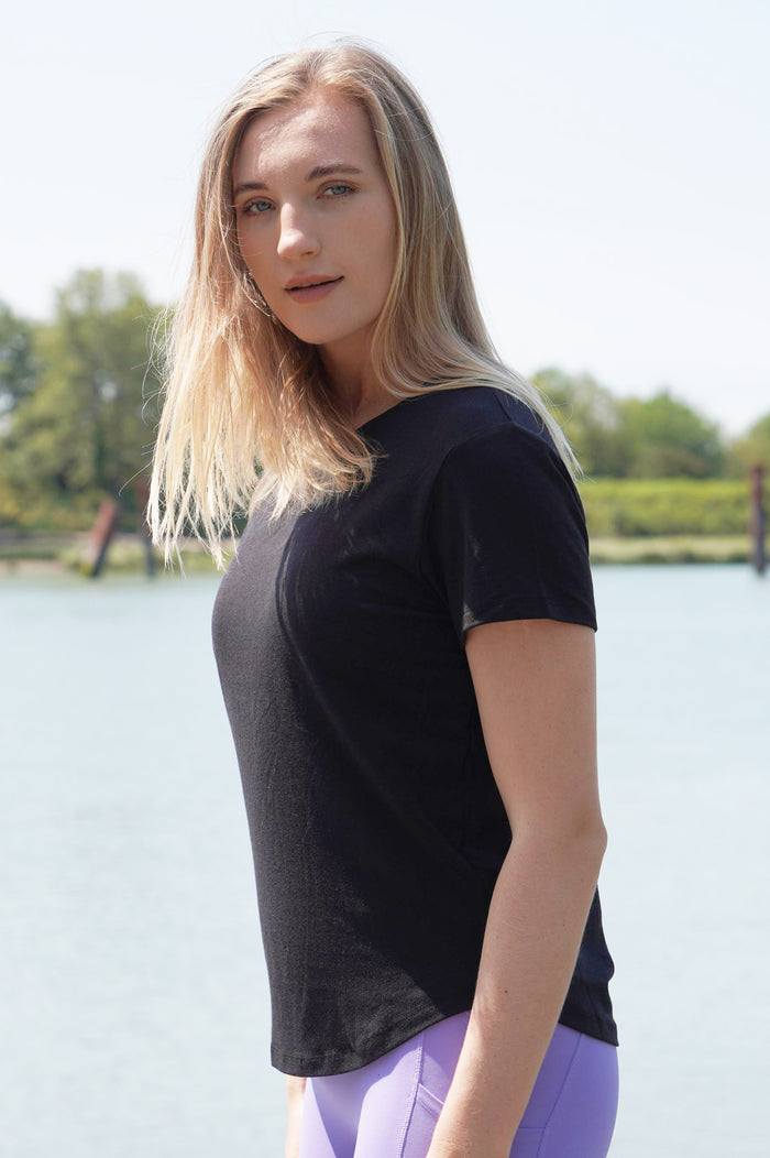 TIA BAMBOO-BLEND T-SHIRT - J76 Bamboo Wear