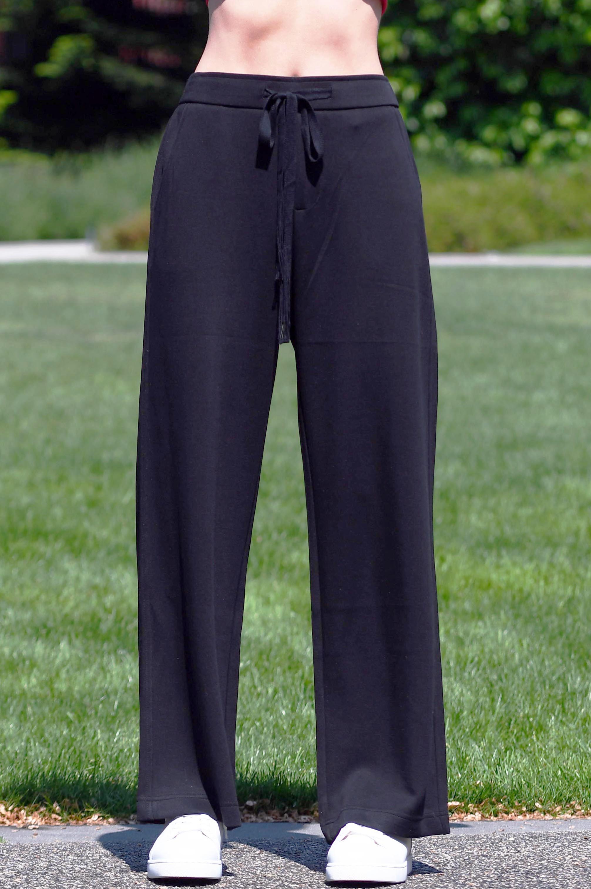 TULLE VEGAN SILK BAMBOO-BLEND PANTS