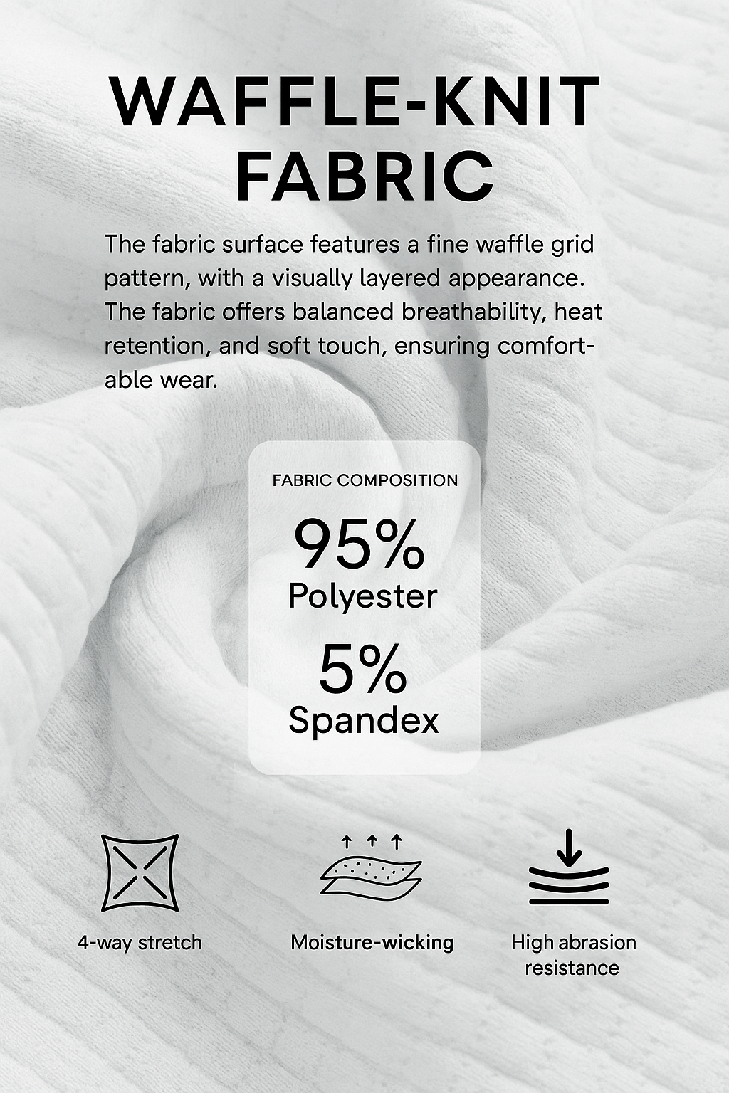 WAFFLE-KNIT SPORTS JACKET