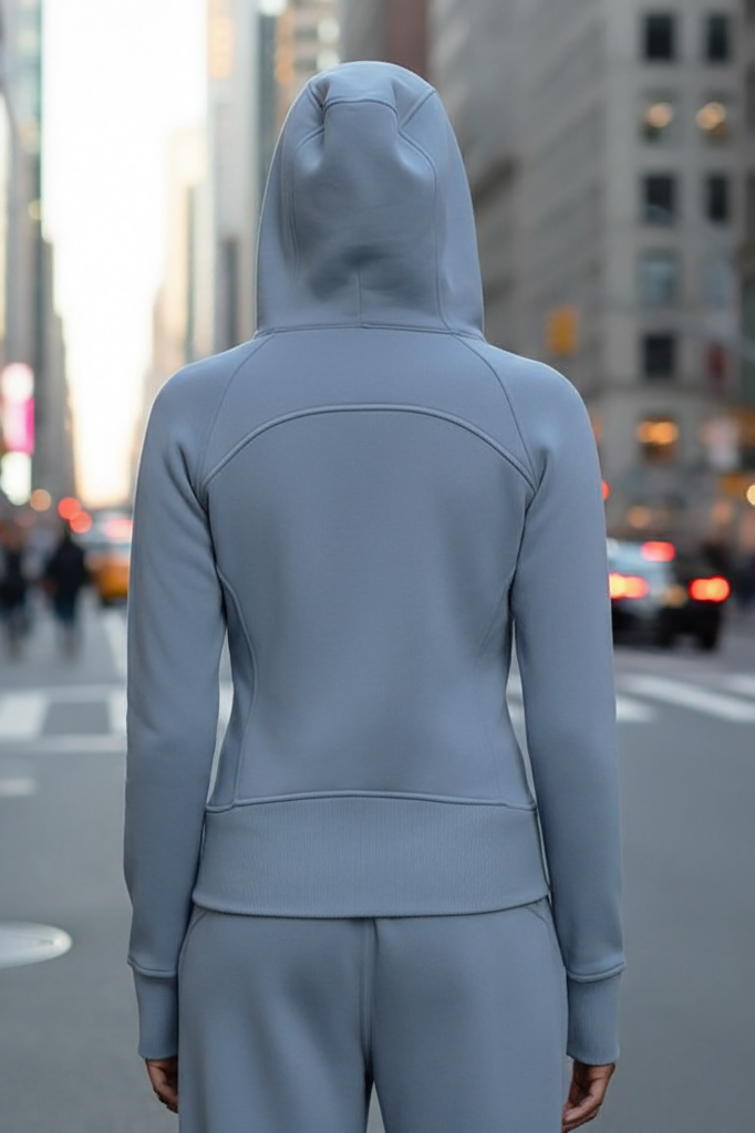 WINTER ULTRA-THICK FLEECE HOODED JACKET – Slim Fit