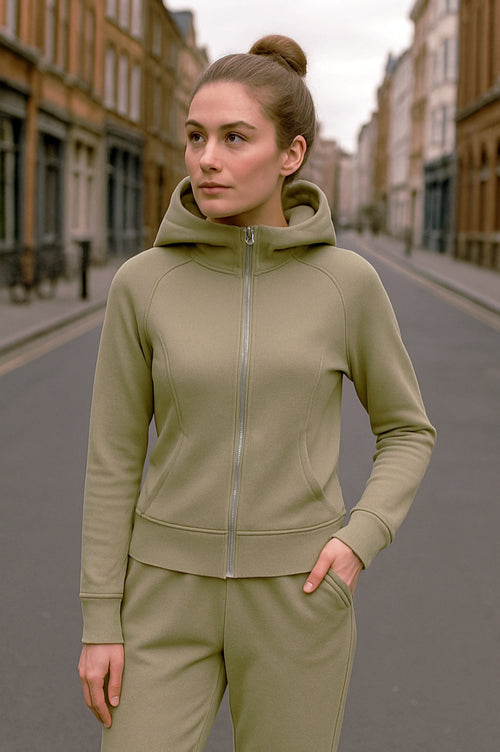 WINTER ULTRA-THICK FLEECE HOODED JACKET – Slim Fit