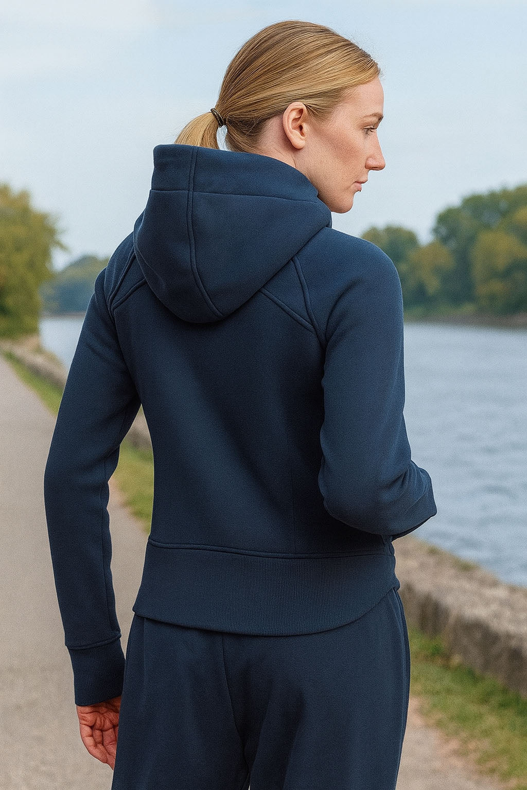 WINTER ULTRA-THICK FLEECE HOODED JACKET – Slim Fit