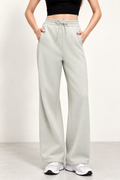 Wren Contrast Wide-Leg Pants