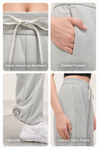 Wren Contrast Wide-Leg Pants