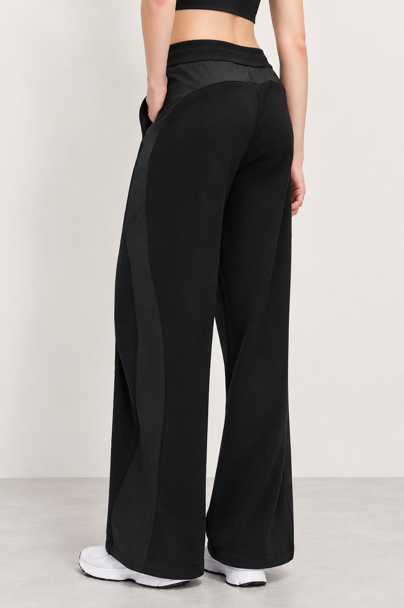 Wren Contrast Wide-Leg Pants