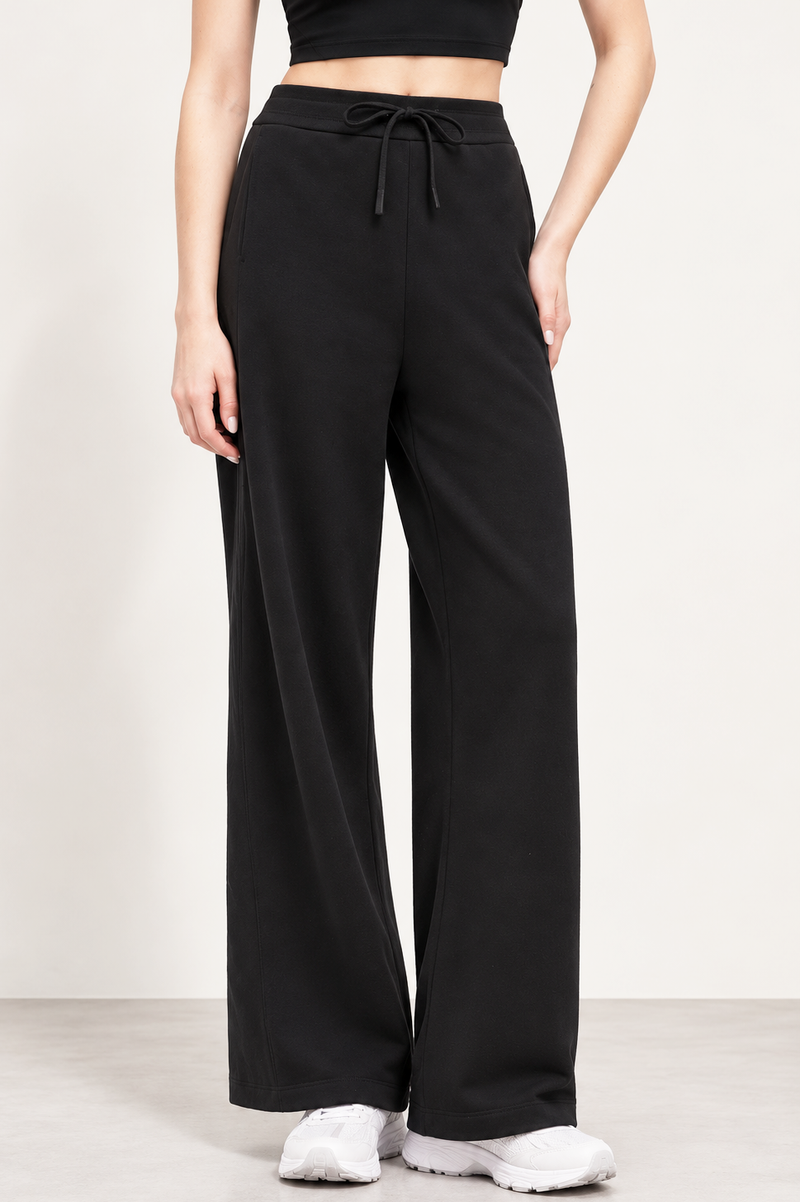 Wren Contrast Wide-Leg Pants