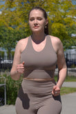YASMINE TWIST CROP TANK – EXTENDED SIZES