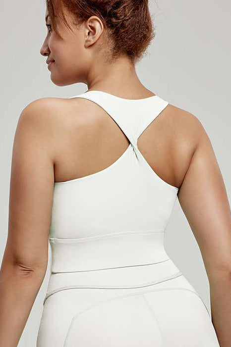 YASMINE TWIST CROP TANK – EXTENDED SIZES