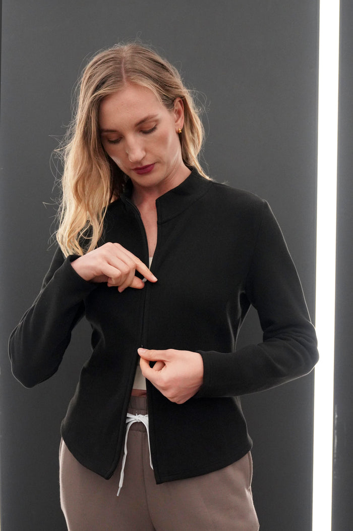 ZORA FLEECE JACKET - J76 Bamboo Wear