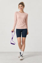 Elara Wool-Modal Long-Sleeve Top