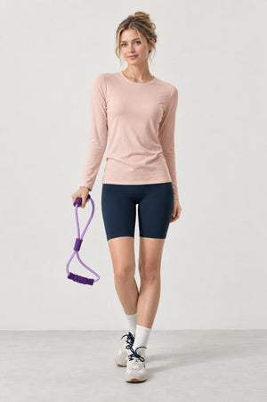 Elara Wool-Modal Long-Sleeve Top