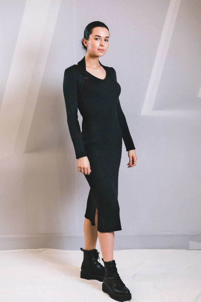 LEAH KNIT DRESS - J76 Bamboo Wear