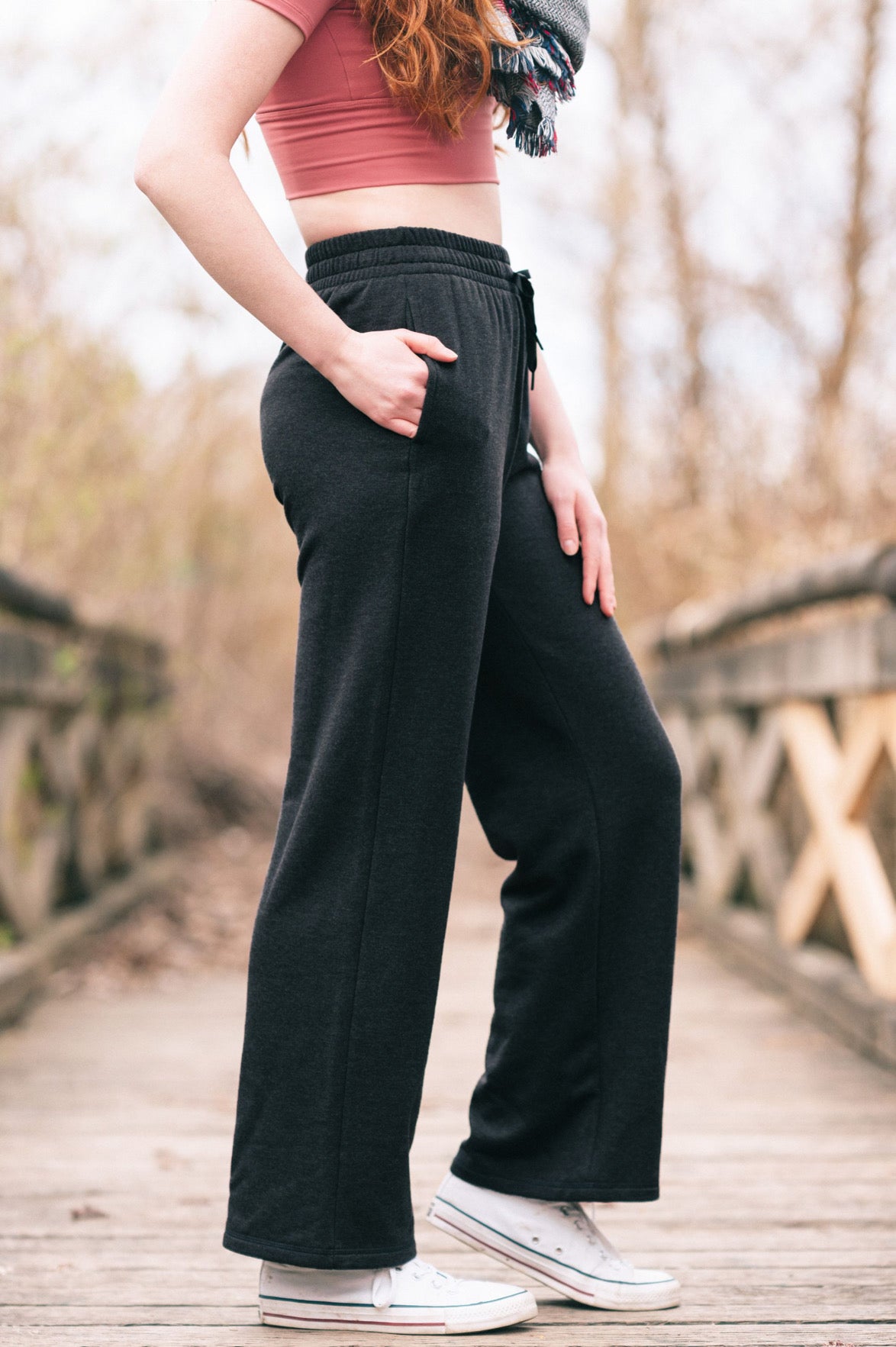 CAMERON BAMBOO-BLEND SWEATPANTS