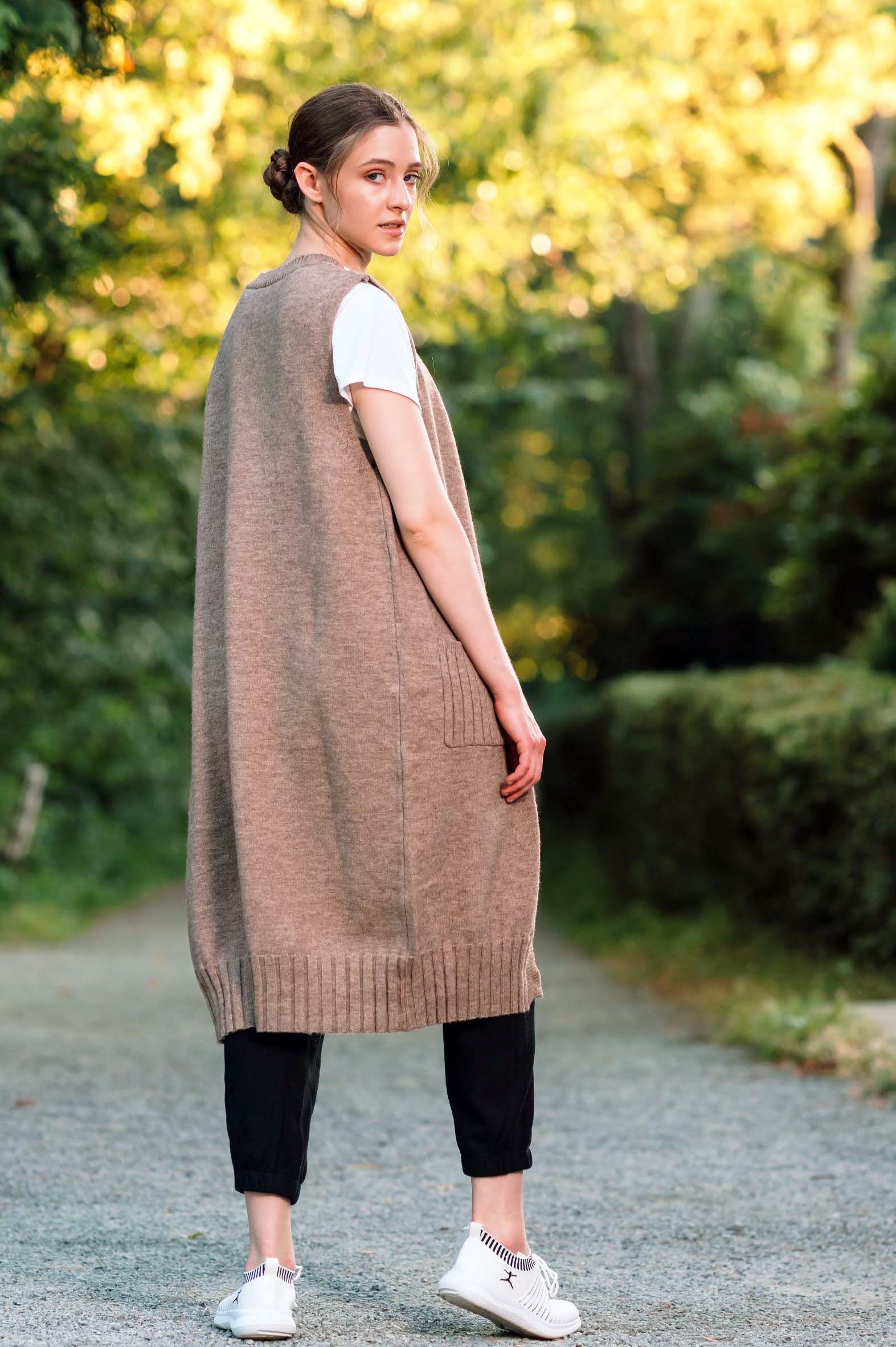 JOE OPEN KNIT VEST WITH POCKETS - J76 Bamboo Wear