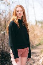 RUBY BAMBOO FLEECE SWEATSHIRT (Extended Length 3" Longer) - J76 Bamboo Wear
